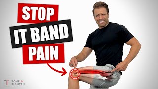 Fix IT Band Pain Home Routine For Lateral Knee Pain Relief [upl. by Raseda120]