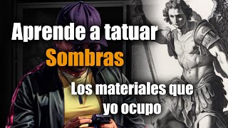 APRENDE A TATUAR SOMBRAS  TATUANDO UN ARCÁNGEL  COMO HACER SOMBRAS [upl. by Neuberger]