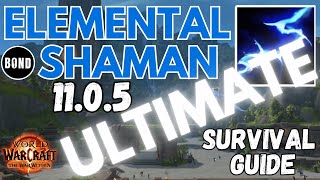 TWW 1105 Elemental Shaman ULTIMATE Survival Guide  The War Within  TalentsRotationStatsConsum [upl. by Eened]