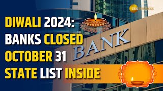 Diwali long weekend Heres When Banks Are Closed See StateWise List  Diwali 2024 [upl. by Aniar]