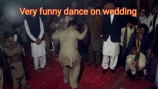 very funny dance on wedding event  dhool  wedding in Pakistan village [upl. by Patin]