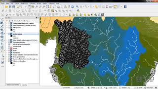 Détermination des caractéristiques physiques du Bassin Versant sur QGIS [upl. by Eseer]