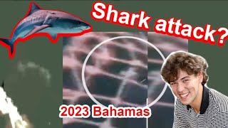 Update Cameron Robbins Shark Attack in the BahamasLouisiana Teen Jumps Overboard Shark Spotted [upl. by Eanom]