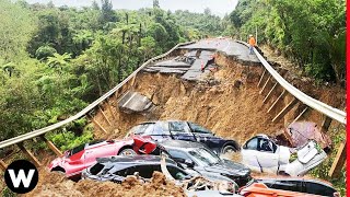 10 Devastating Landslides amp Rockfalls Caught On Camera [upl. by Alym380]