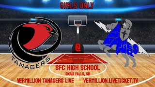 Vermillion Tanagers vs Sioux Falls Christian Chargers GBB [upl. by Haleehs]