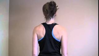 Standing Scapular Retraction [upl. by Katlaps404]