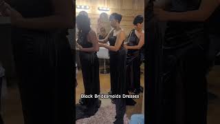 Black bridesmaids dresses  Amazon bridesmaid dresses [upl. by Ahsaei]