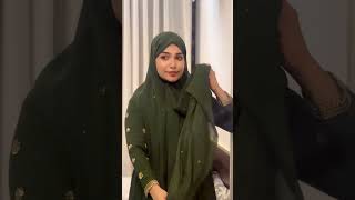 How to modestly style a deep neck dress with hijab [upl. by Kloman42]