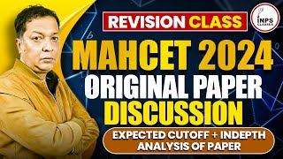 MAHCET 2024 Original Paper Discussion  Answer Keys By Nitin Agrawal  INPS Classes [upl. by Anival427]