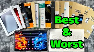 Best And Worst Screen Protectors For Samsung Galaxy Tab S9 Ultra [upl. by Lleder994]