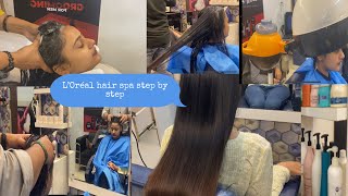 L’Oréal Hair spawith hair fall control treatment Step by step [upl. by Lalise507]