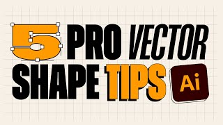 5 PRO Vector Shape Tips in Illustrator [upl. by Nuhsyar219]