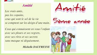 Amitié 5ème année de base [upl. by Dickinson]