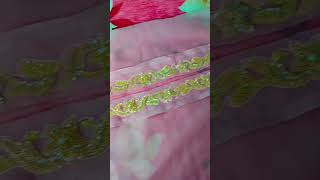 ❤️Beautiful border ka design ❤️👌short trending viral YouTube video tiktok video embroidery [upl. by Orelie975]