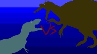 Daspletosaurus vs Oxalaia [upl. by Gwenette]