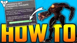 Destiny 2  FAILSAFE Dawnings Gift Schematic  How To Get 20 MINOTAUR KILLS Fast [upl. by Ambrosi]