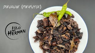 Dinuguan  pinaputok  Dinardaraan  toasted pork intestines [upl. by Kessel]