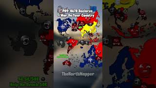 POV Nato declares war on your country europe mapper mapping geography viral edit sub [upl. by Babb]