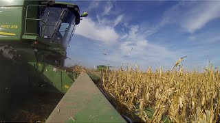 2015 Nebraska Dryland Corn Harvest  GoPro [upl. by Carrel]