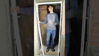 How to Install a Door in 1 Minute From Start to Finish shorts [upl. by Ferdinana]