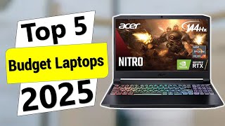 ✅Top 5 Best Budget Laptops in 2025 [upl. by Eliak]