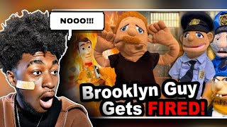 BROOKLYN GUY GETS FIRED REACTIONsml supermariologan jeffy [upl. by Perkoff]