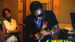 Vybz Kartel exclusive in studio footage [upl. by Swec12]