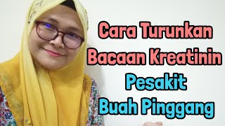 Cara Turunkan Bacaan Kreatinin Pesakit Buah Pinggang Dengan Cepat [upl. by Llerrem223]