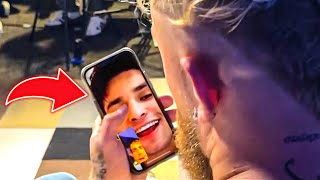 Jake Paul CONFRONTS Ryan Garcia [upl. by Faunia]