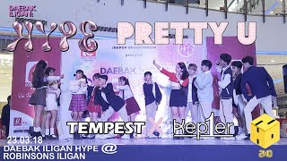 230318 2HDs Batch 4 Trainees  Pretty U TEMPEST x KEP1ER  IN KPOPs Daebak Iligan Hype 2023 [upl. by Nonnahsed]