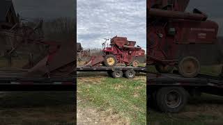 Massey Ferguson 35 combine [upl. by Tenn552]