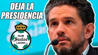 Alejandro Irarragorri deja la presidencia de Santos Laguna [upl. by Lynch276]