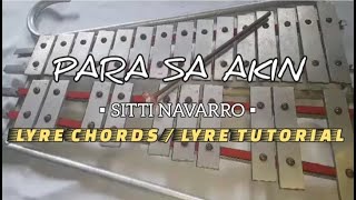 PARA SA AKIN  SITTI NAVARRO  LYRE CHORDS  LYRE TUTORIAL 2024  SIMPLE LYRE CHORDS [upl. by Harlin856]