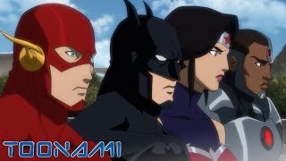 La Ligue des Justiciers vs Les Teen Titans  Extrait 1  Toonami [upl. by Naols]