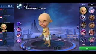 mas we  Mobile legends hero upin  prank [upl. by Baptlsta]