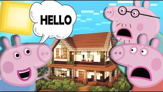 Peppa Pig Plays Minecraft But George Talks [upl. by Annekahs]