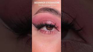 Beginner eyeshadow smoky ￼rosegold eyes✨🎀tips facts hack makeup eyeliner eyemakeup eyeshadow [upl. by Scholz]