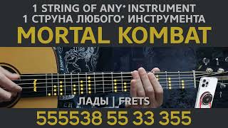 1 String Tutorials Guitar for beginners [upl. by Elleira]