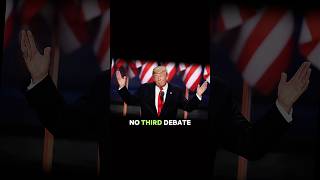 “No Third Debate” says Donald Trump shorts subscribe [upl. by Odiug]