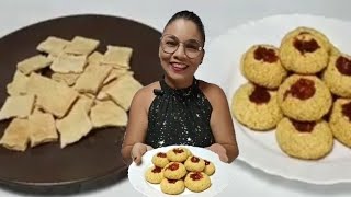 BOLACHAS CASEIRAS SIMPLES COM INGREDIENTES QUE TODO MUNDO TEM EM CASA [upl. by Dilks]