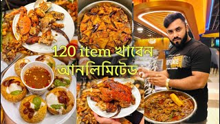 Meritage Dhaka  buffet  1000 taka 120 item  buffet in dhanmondi  buffet in dhaka  buffet [upl. by Keldon]