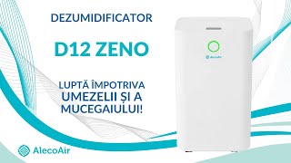 Dezumidificator Casnic de Aer AlecoAir D12 Zeno  Scapa Rapid de Umiditate [upl. by Ettennal]