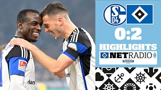 quotDER HSV IST EISKALTquot  FC Schalke 04 vs HSV  Highlights im HSVnetradio [upl. by Derfliw254]