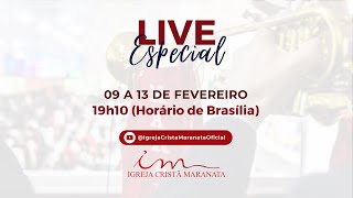 13022024  LIVE 19H10  Igreja Cristã Maranata  Tema Salvação parte 3  Terça [upl. by Nairbo]