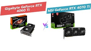 🚀 GIGABYTE RTX 4060 Ti vs MSI RTX 4070 Ti Super 💥 [upl. by Richel557]