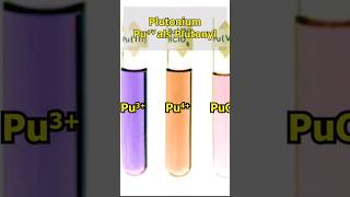 Neptunium und Plutonium in Lösung chemie science radioaktivität [upl. by Esenahs]