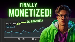 How I monetized a Faceless AI Youtube Channel [upl. by Enirahtac]