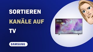 Wie sortieren Sie Kanäle auf dem Samsung GQ55Q60A TV [upl. by Gettings]