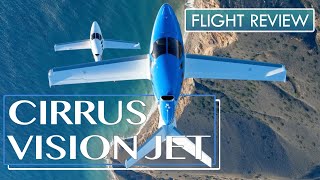 Cirrus Vision Jet Flight review [upl. by Learrsi]