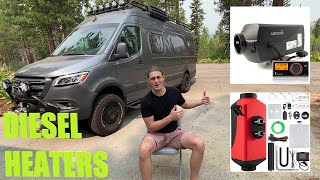 Watch This BEFORE Buying A DIESEL HEATER Best Heater  How To Install vanlife [upl. by Dlanar]